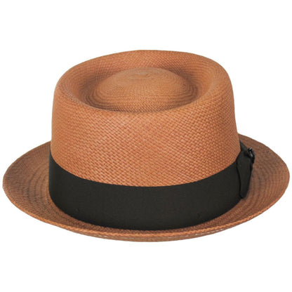 Bigalli | Panama Straw Pork Pie Hat | 129214 | front | PUTTY