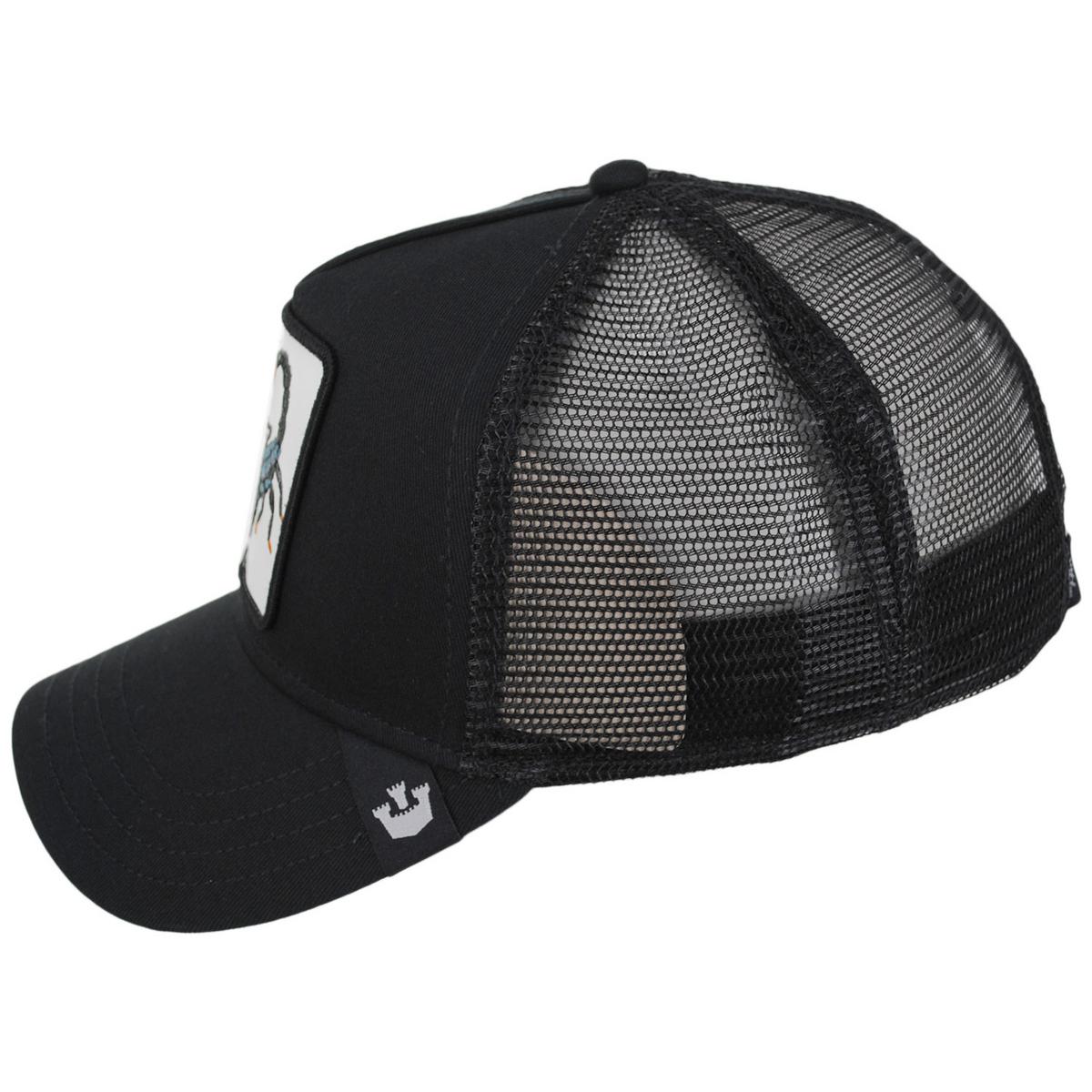 Goorin Bros | Deadliest Scorpion Mesh Trucker Snapback Baseball Cap | 200657 | profile | BLACK