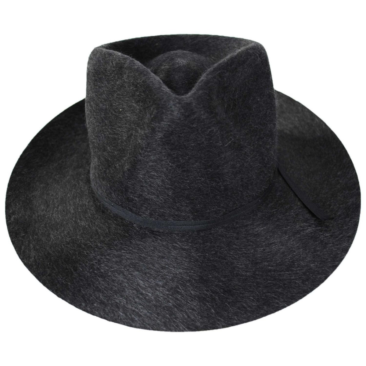 Bailey 1922 | Runnel Wool Felt Fedora Hat | 130319 | front | NU BLACK MIX