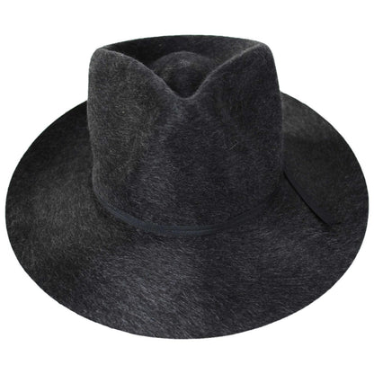 Bailey 1922 | Runnel Wool Felt Fedora Hat | 130319 | front | NU BLACK MIX