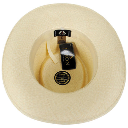 Jaxon Hats | Cuenca Panama Straw Gambler Hat | 127104 | under | NATURAL