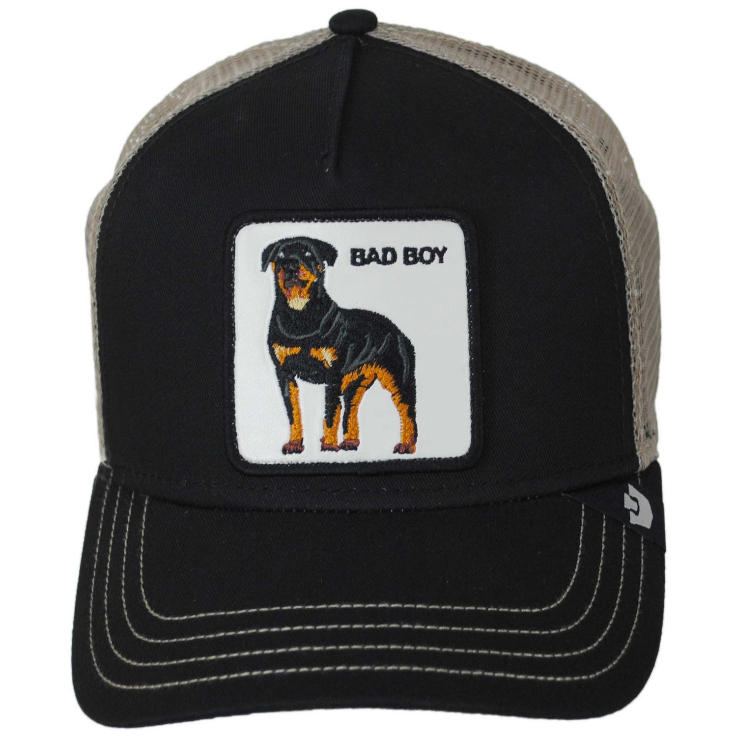 Goorin Bros | Rottie Mesh Trucker Snapback Baseball Cap | 200357 | front | VOID