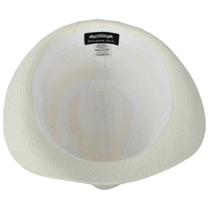 Panama Jack | Chinook Toyo Straw Fedora Hat | 126396 | under | IVORY