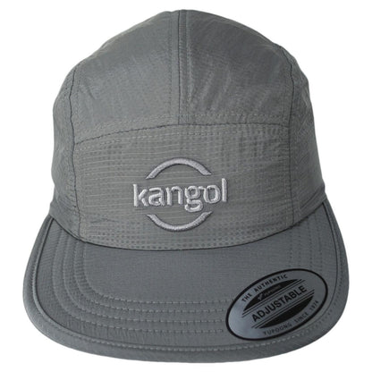 Kangol | Kangol Nylon Jockey Cap | 201138 | front | WARM GREY