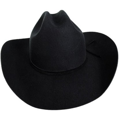 BRIXTON HATS | Laredo Weather Guard Wool Felt Cowboy Hat | 135671 | front | BLACK/BLACK
