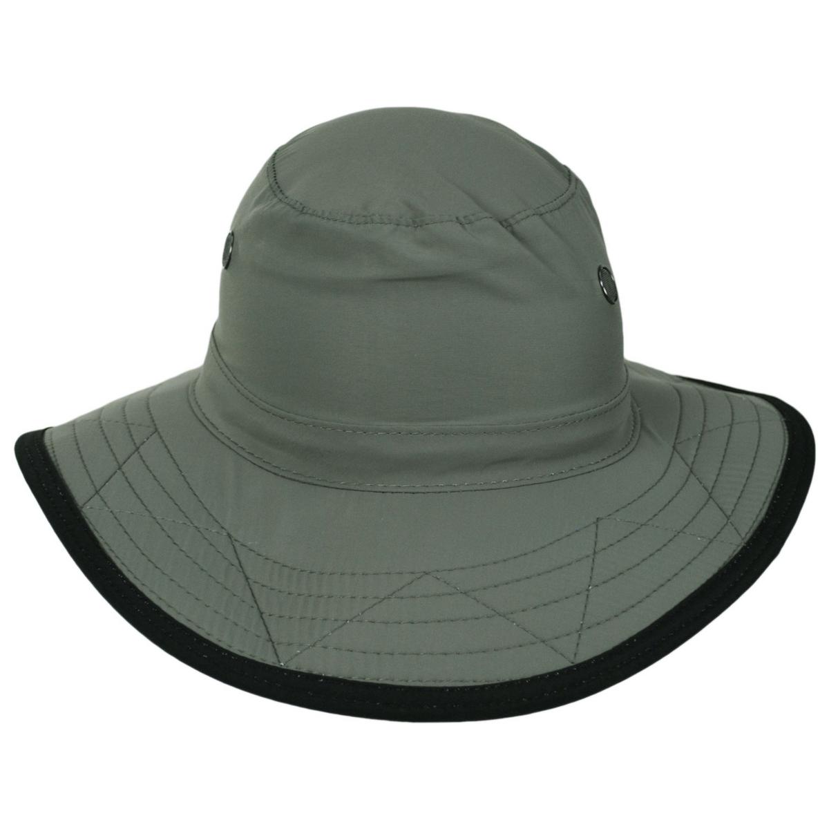 Dorfman Pacific | Jetty Supplex Booney Hat | 400230 | front | GREY