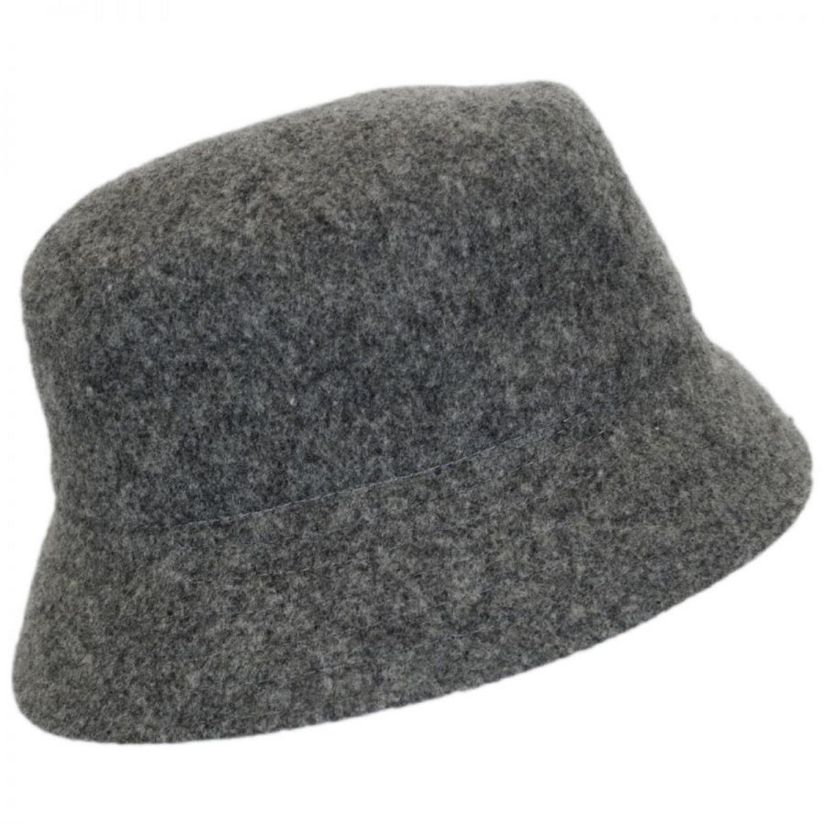 Kangol | Lahinch Wool Bucket Hat | 185748 | profile | FLANNEL