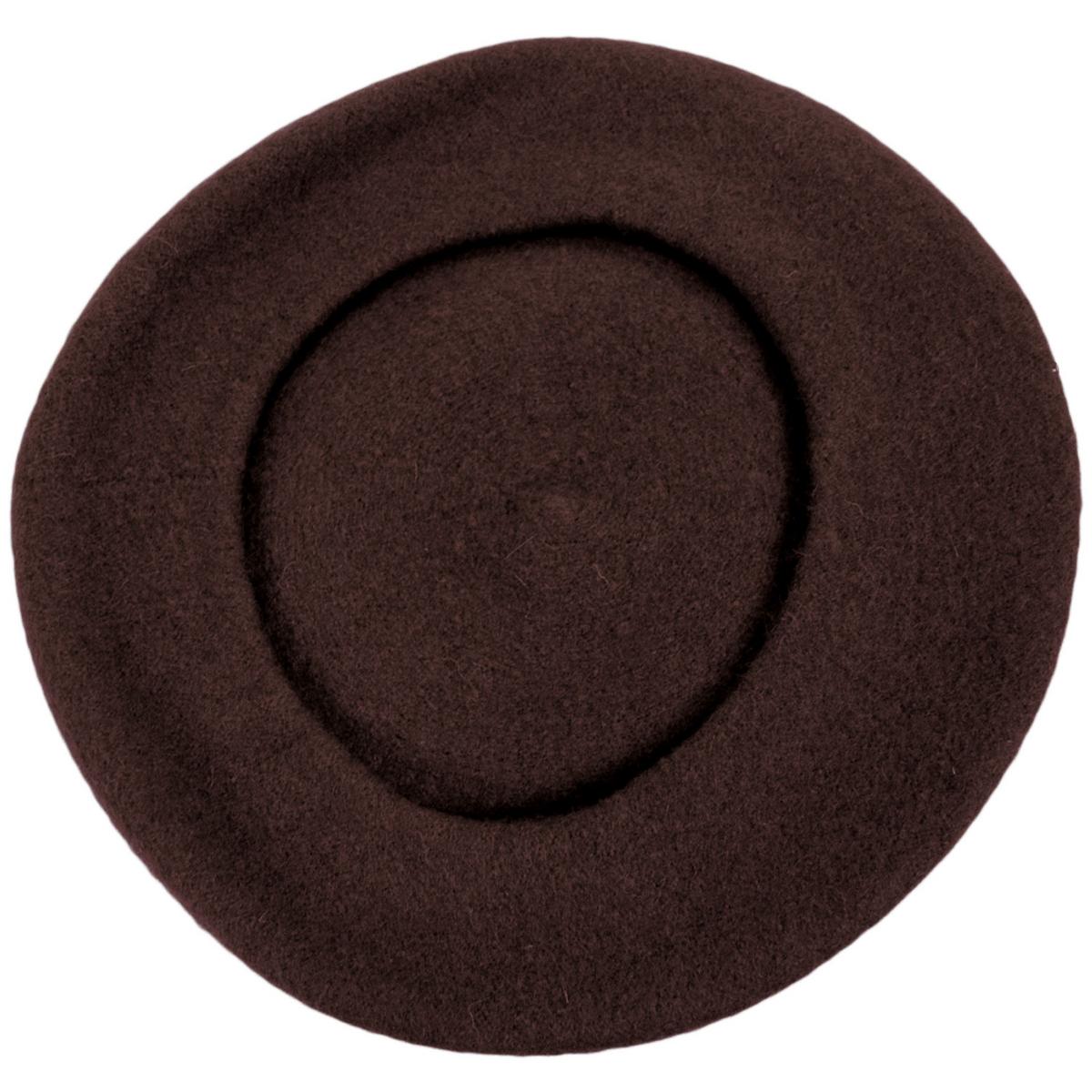 Village Hat Shop | Wholesale Wool Fashion Beret B2B Pre-Pack | B2B152500 | under | BROWN