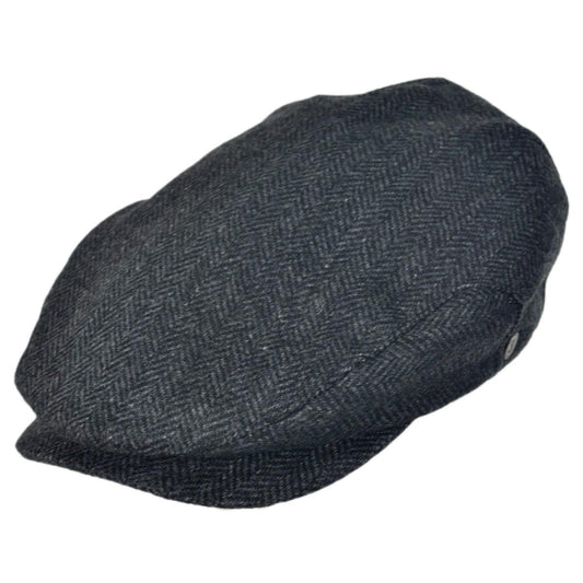 Jaxon Hats | Wholesale Square Bill Herringbone Wool Ivy Cap B2B Pre-Pack | B2B167755 | lead | CHARCOAL