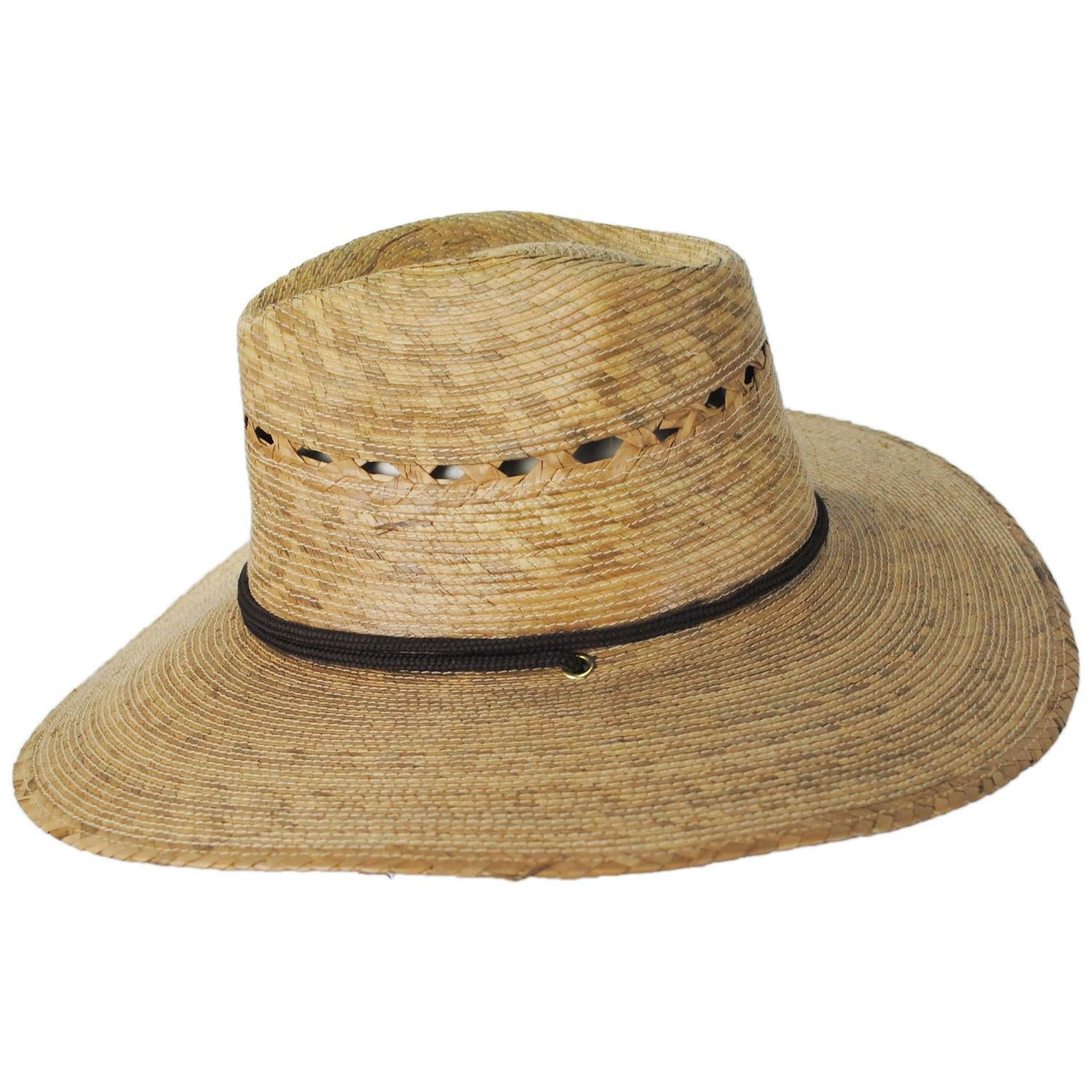 Tula Hats | Gardener Lattice Palm Straw Wide Brim Hat | 128297 | profile | NATURAL