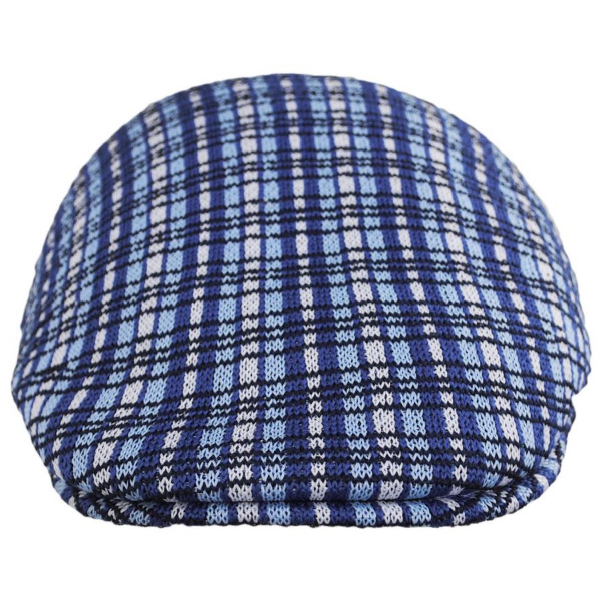 Kangol | Prep Plaid 507 Ivy Cap | 161015 | front | BLUE PLAID