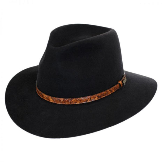Akubra | Banjo Patterson Fur Felt Aussie Hat | 131709 | lead | GRAPHITE GRAY