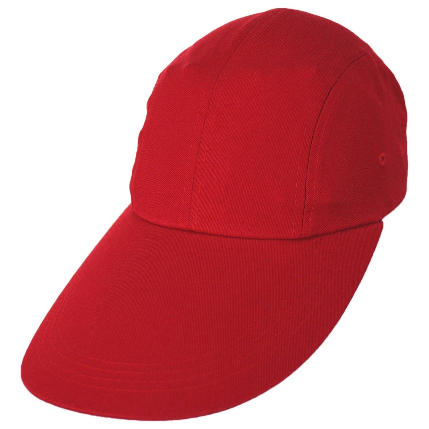 Village Hat Shop | VHS Long Bill Adjustable Baseball Cap | 222440 | lead | RED