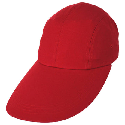 Village Hat Shop | VHS Long Bill Adjustable Baseball Cap | 222440 | lead | RED