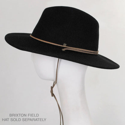 SunBody Hats | Leather Stampede String Chin Strap | 602615 | profile | BROWN