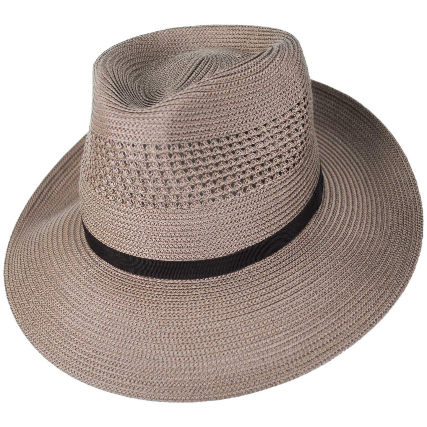 Bailey 1922 | Gratz PP Braid Straw Fedora | 127930 | lead | TAN