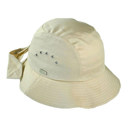 Betmar | Knotted Cotton Cloche Hat | 106043 | lead | SAND