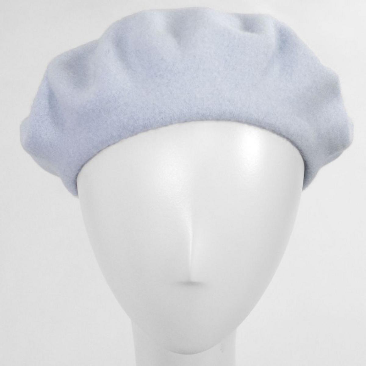 Parkhurst | Classic Wool Beret | 151124 | front | CALM GREY