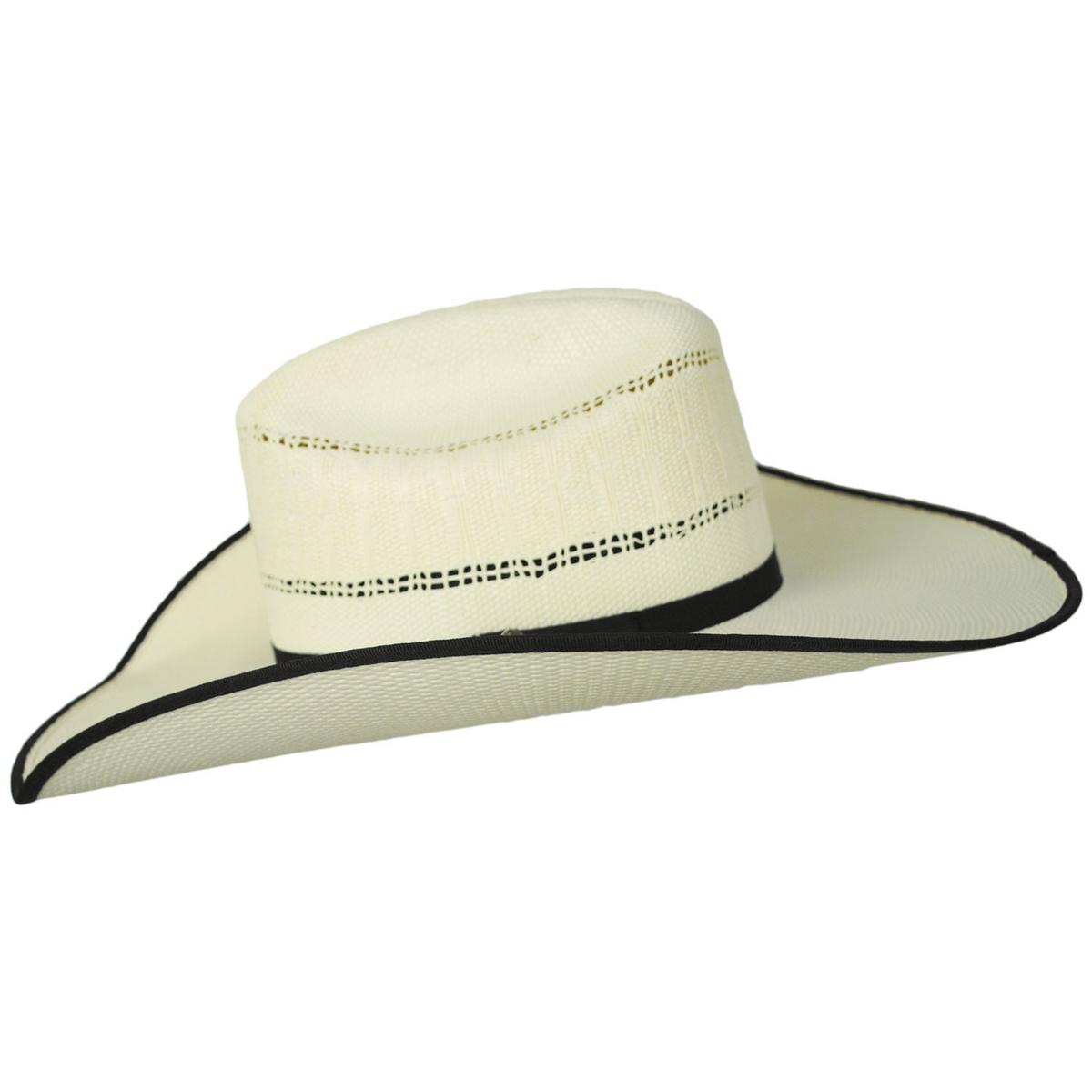 Bailey Western | Derren Bangora Straw Western Hat | 127913 | profile | IVORY