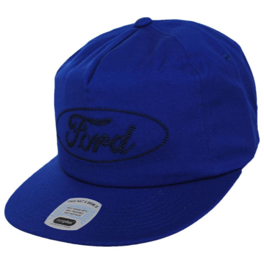 BRIXTON HATS | Ford No.1 Cotton HP Snapback Baseball Cap | 201884 | lead | FORD BLUE
