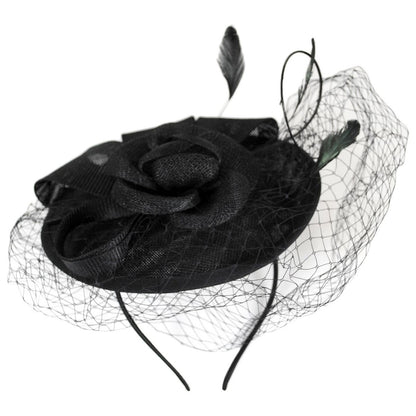 Jeanne Simmons | Luxe Sinamay Straw Fascinator Hat