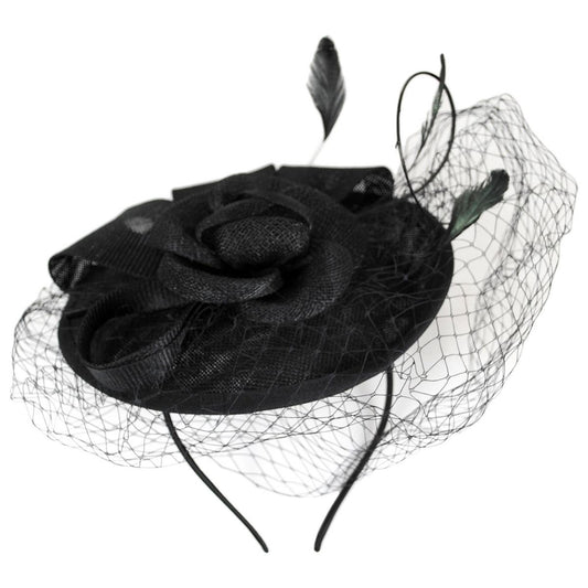 Jeanne Simmons | Luxe Sinamay Straw Fascinator Hat
