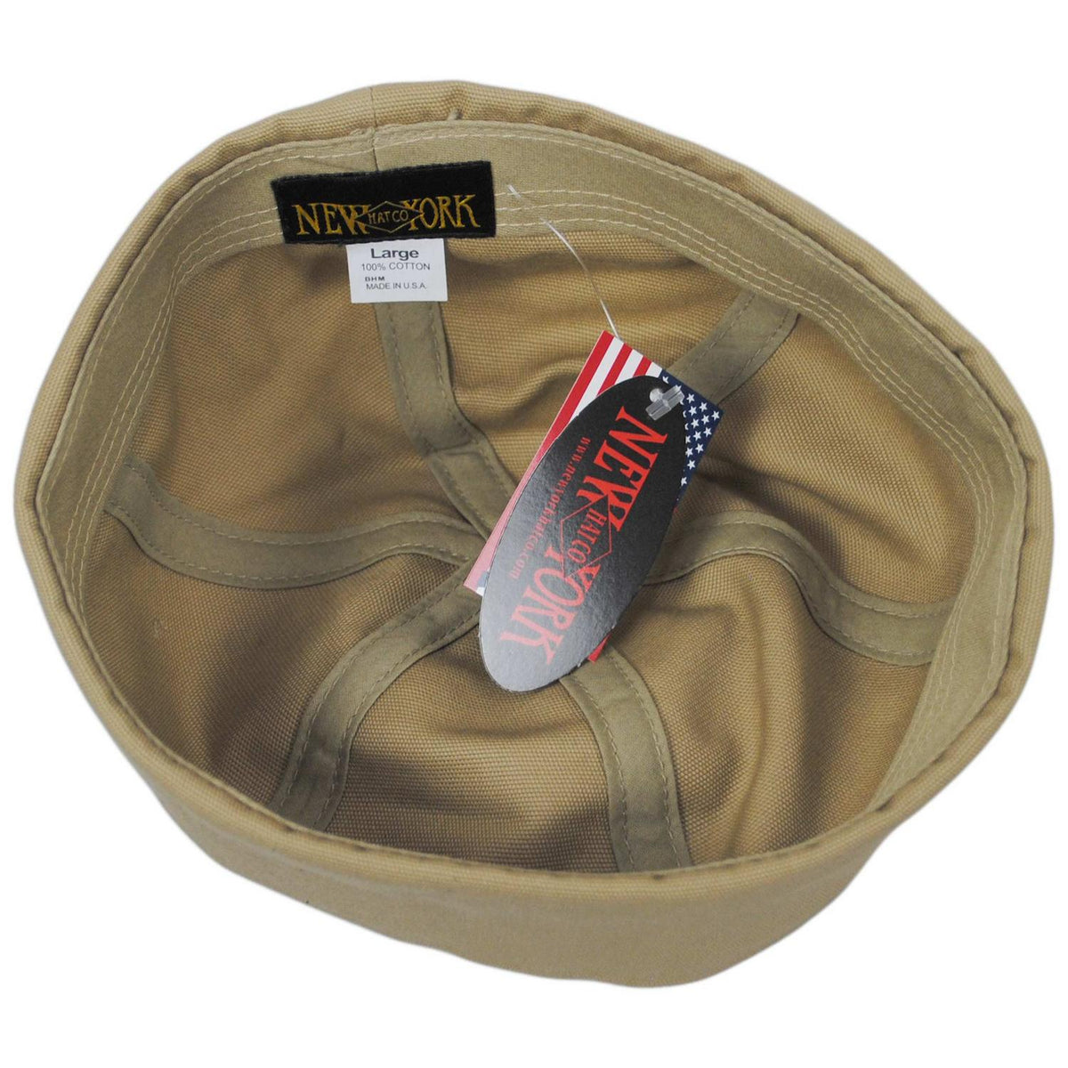 NEW YORK HAT CO | Six Panel Canvas Skull Cap Beanie Hat | 142000 | under | KHAKI