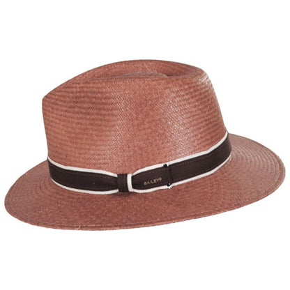 Bailey 1922 | Brooks Panama Fedora Hat - Mushroom | 127815SS23 | profile | MUSHROOM