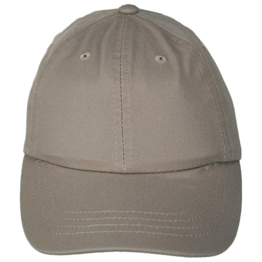 Scala | Kid's Cotton LoPro Baseball Cap Dad Hat | 508395 | front | KHAKI