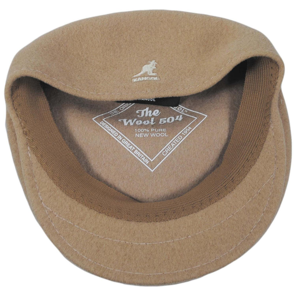 Kangol | Fashion Wool 504 Ivy Cap | 160817N | under | WARM TAUPE