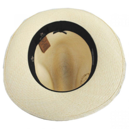 Bigalli | Don Juan Grade 8 Panama Straw Fedora Hat | 129204 | under | NATURAL