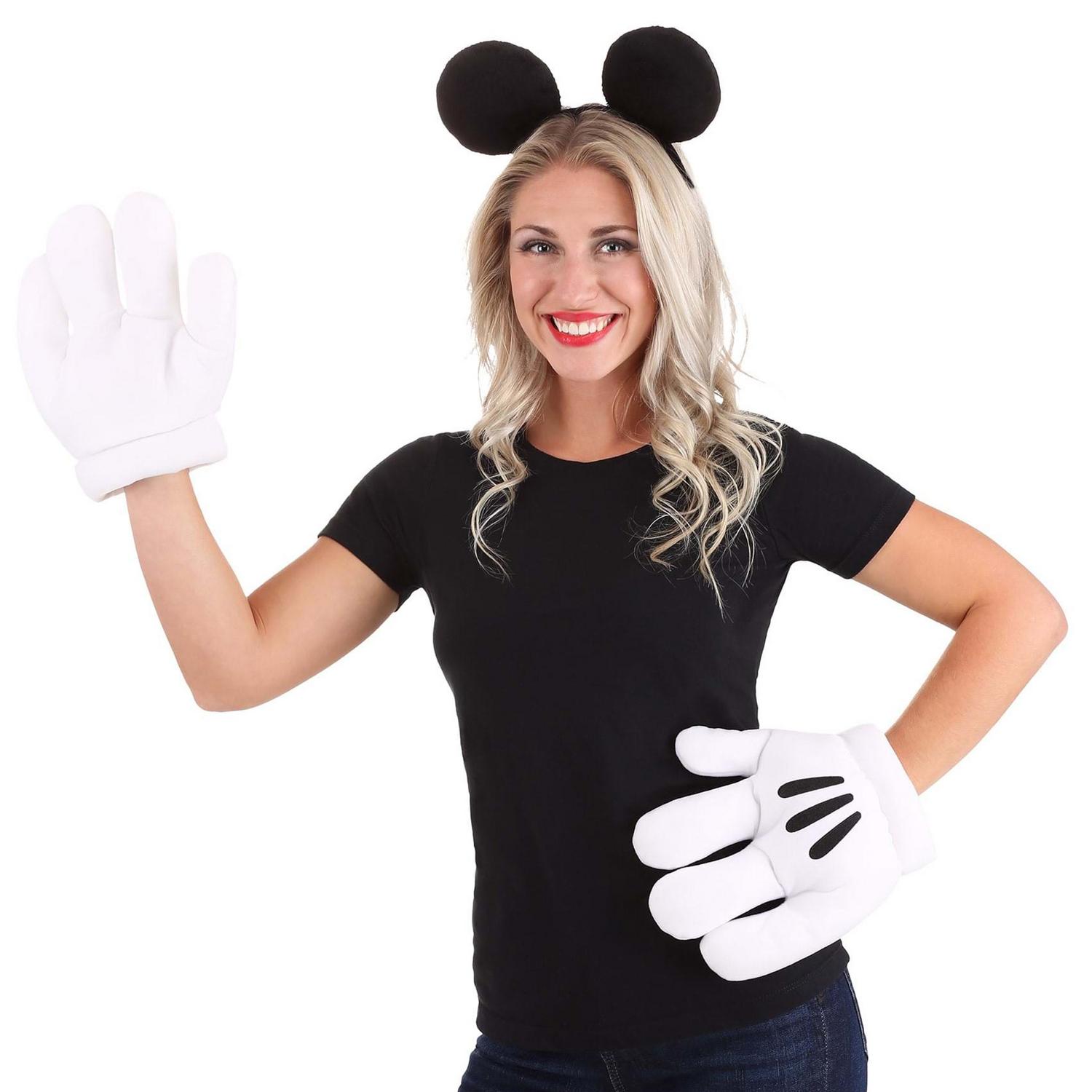 Disney | Mickey Mouse Headband & Gloves Kit | 190208 | front | BLACK/WHITE