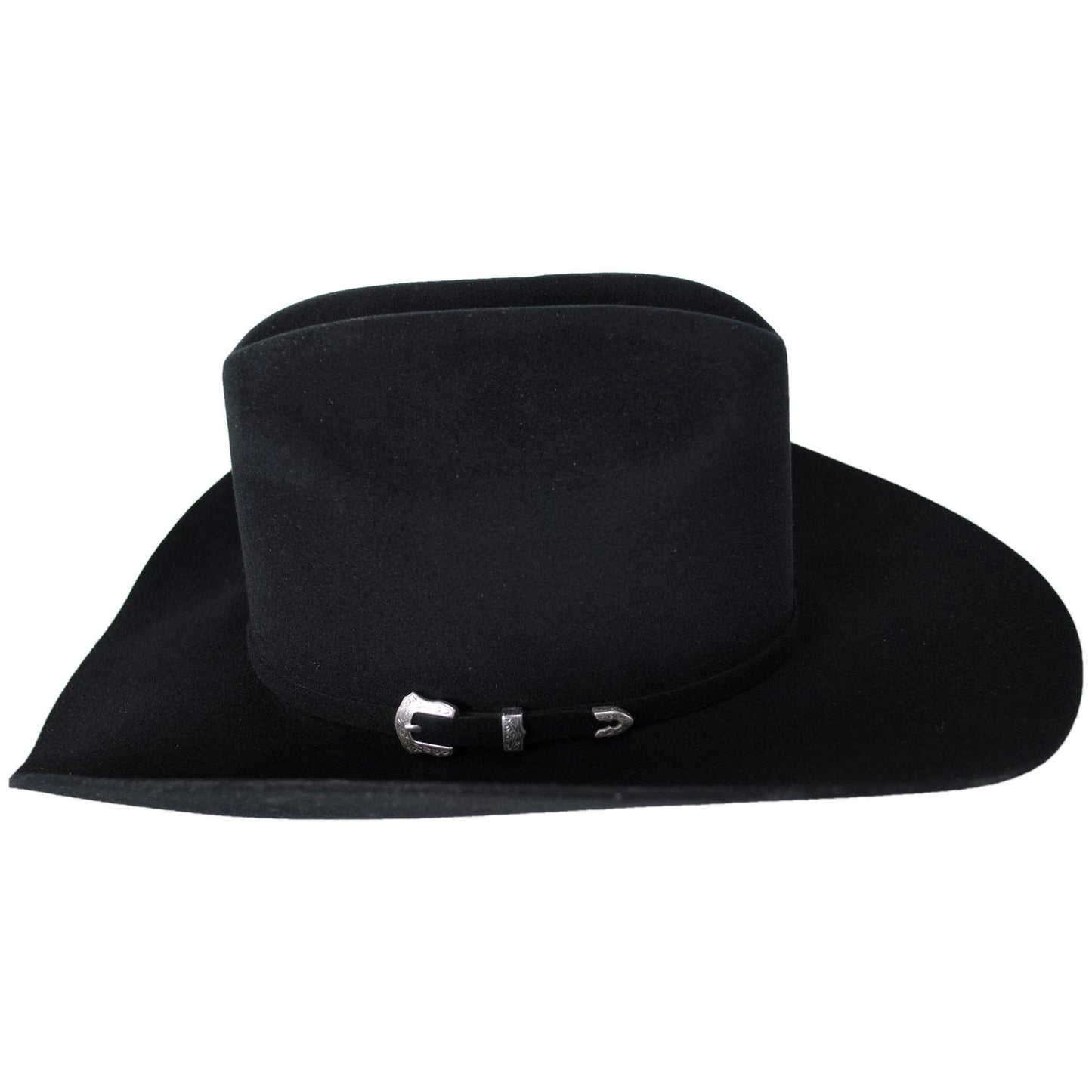 Bailey Western | Pageant II Wool Felt Western Hat | 130135 | profile | BLACK
