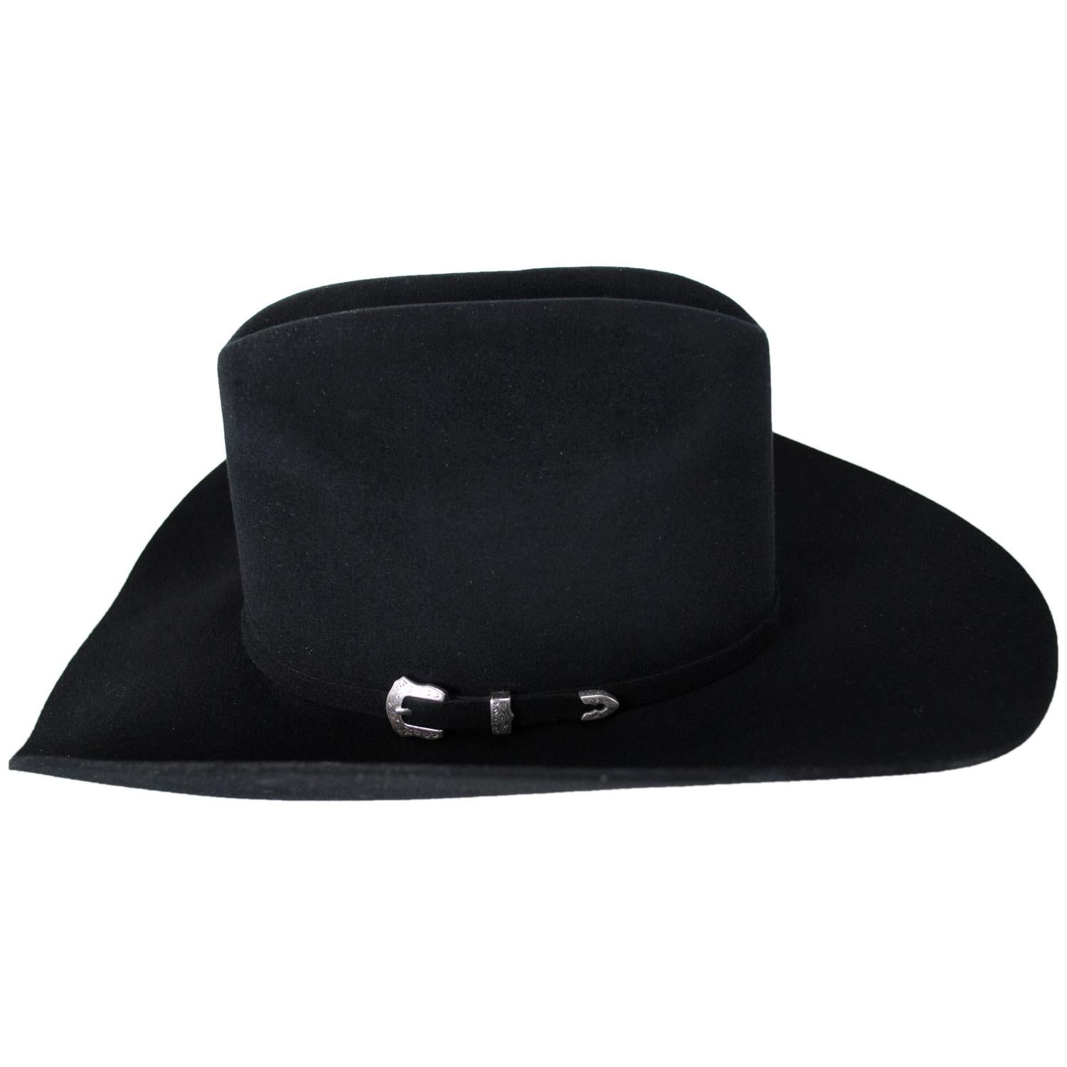 Bailey Western | Pageant II Wool Felt Western Hat | 130135 | profile | BLACK