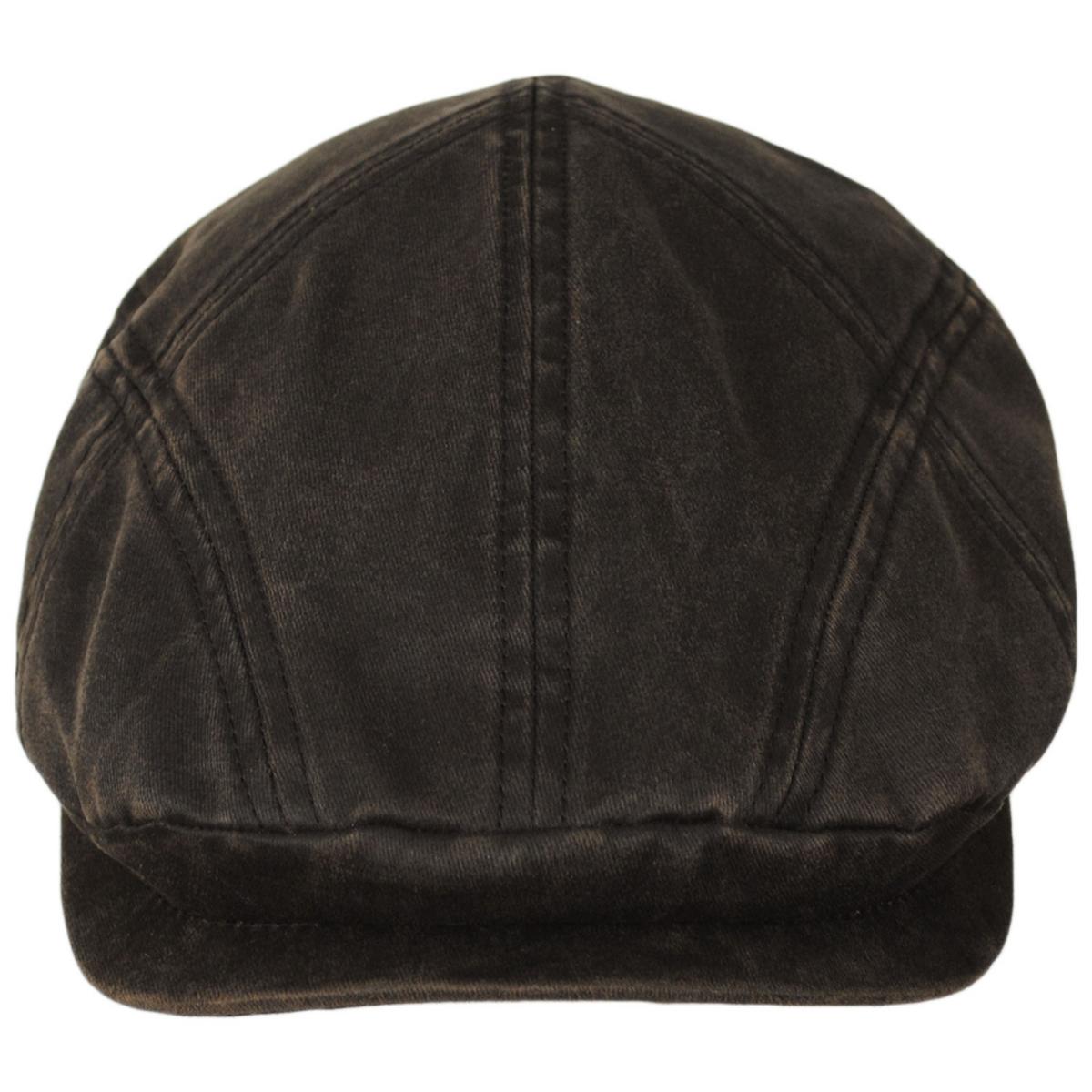 Scala | Weathered Cotton Ivy Cap | 160226 | front | BROWN