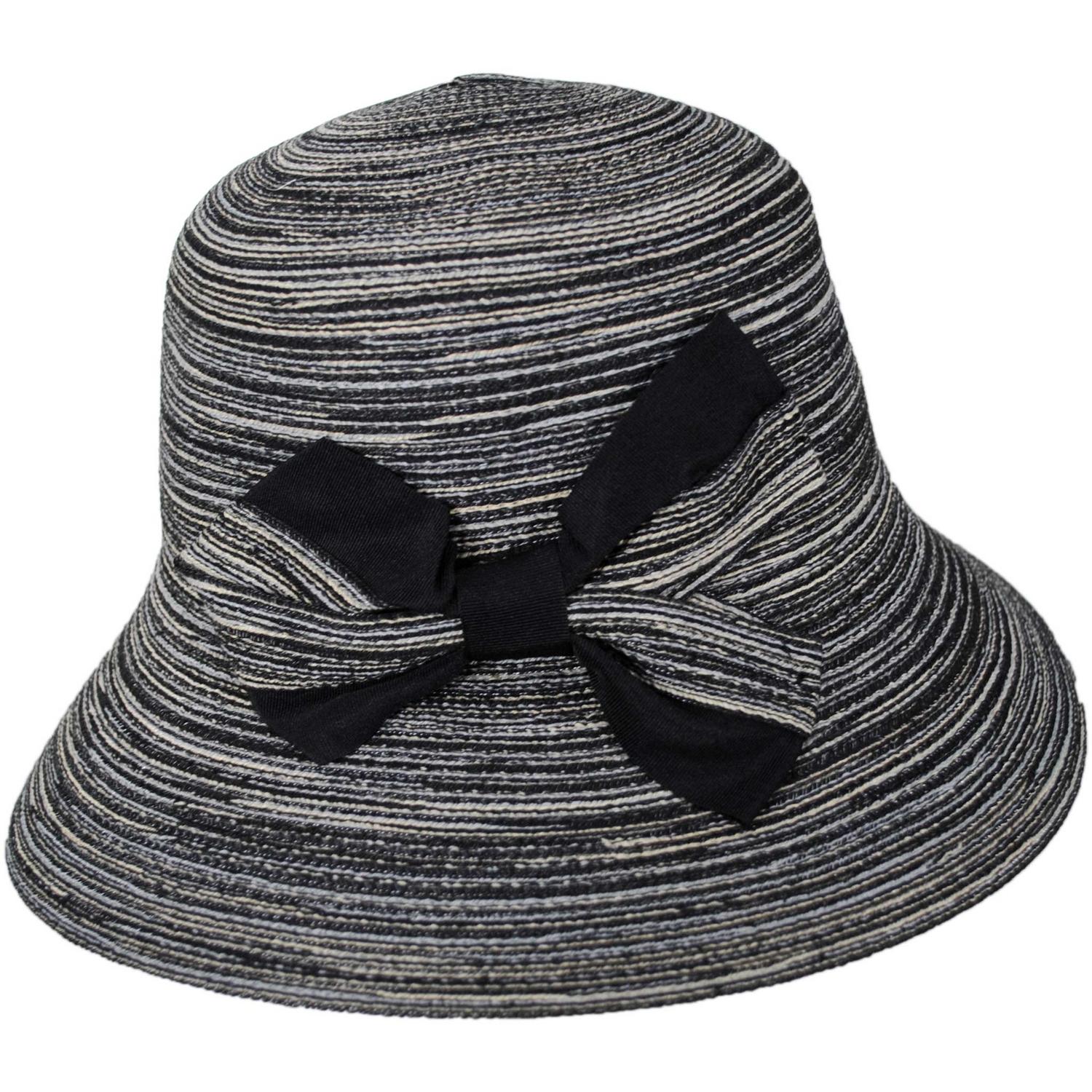 Physician Endorsed | Bella Toyo Straw Sun Hat | 102647 | profile | BLACK