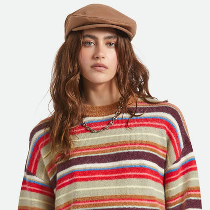 BRIXTON HATS | Hooligan Melton Wool Ivy Cap | 161521 | lsfone | CAMEL