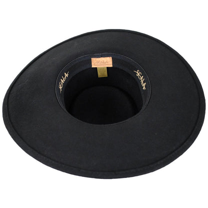 Scala | Hank Wool Felt Gaucho Hat | 130554 | under | BLACK