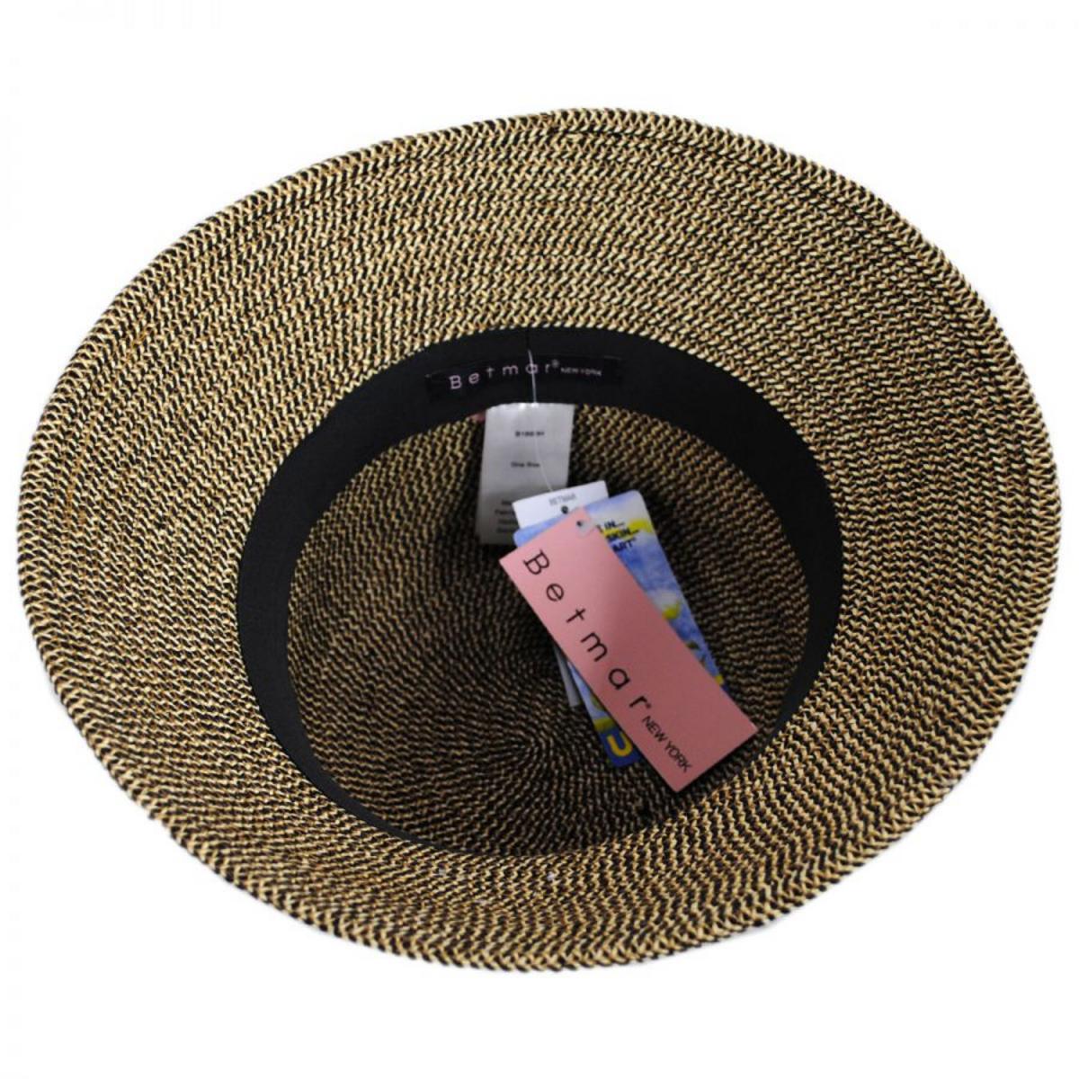 Betmar | Gossamer Toyo Straw Blend Cloche Hat | 101112 | under | RATTLESNAKE