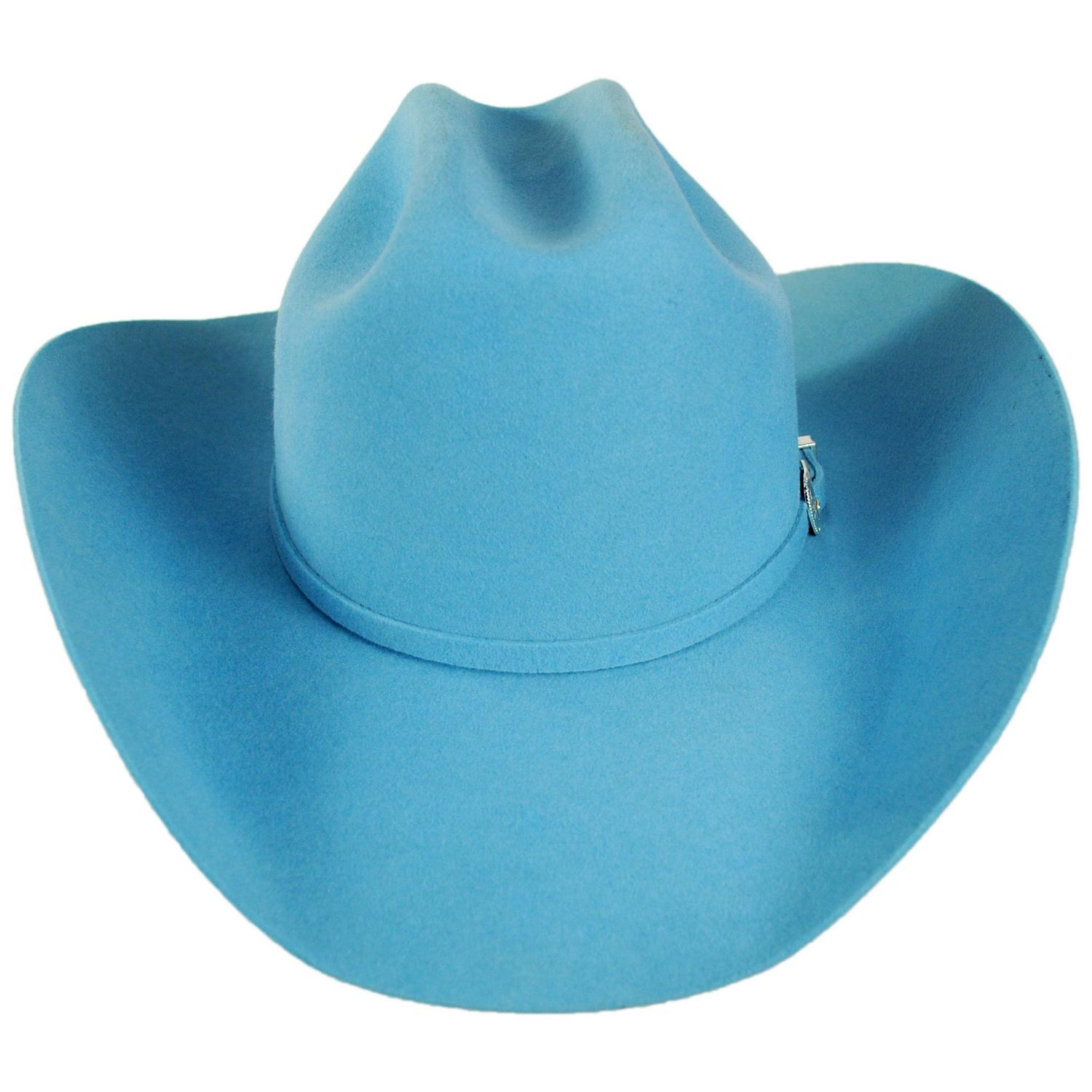 Bailey Western | Lightning Wool and Angora Felt Cowboy Hat - Fashion Colors | 130022 | front | DUSK BLUE