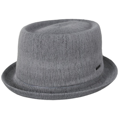 Kangol | Bamboo Mowbray Pork Pie Hat | 185744 | lead | GREY