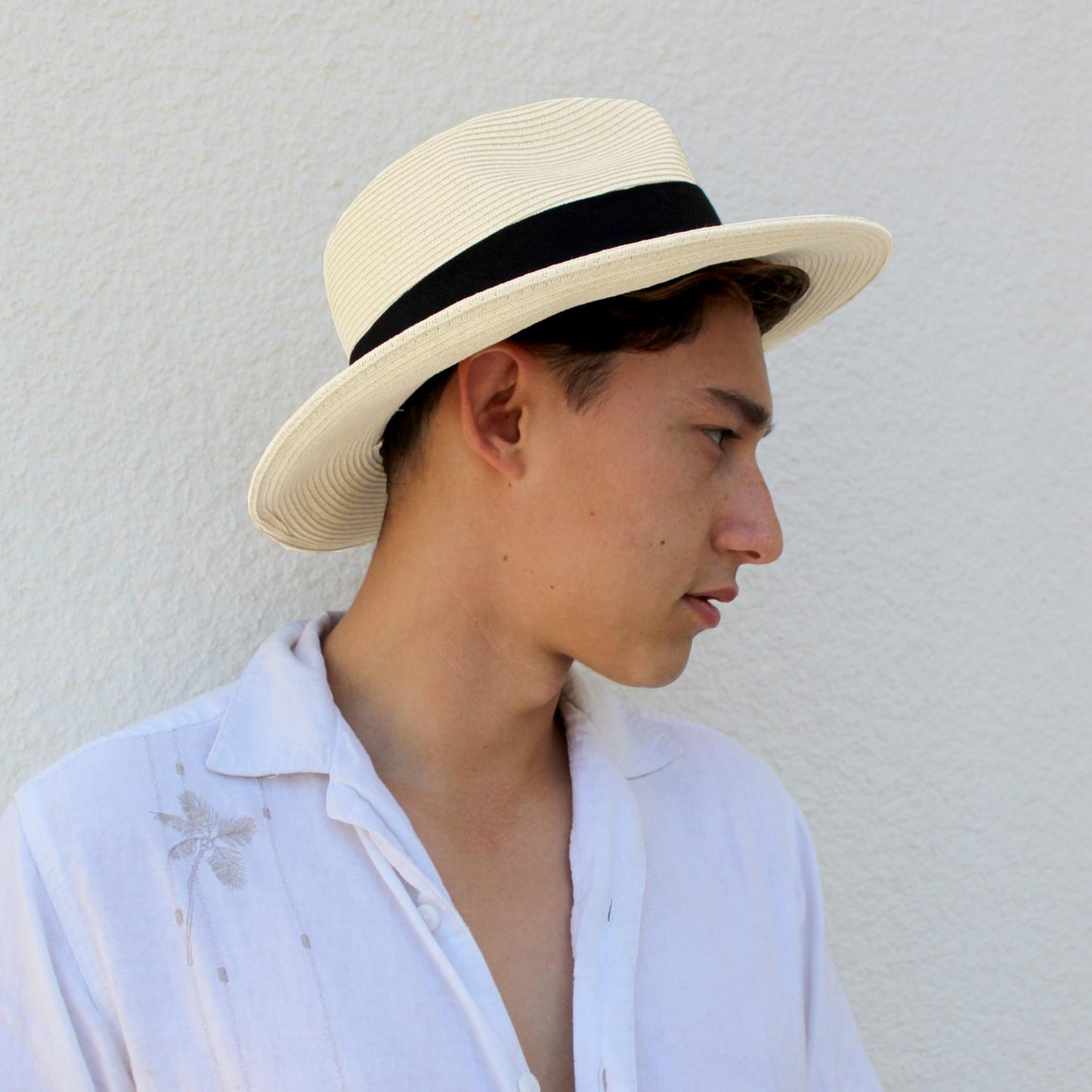 Jaxon Hats | Summer C-Crown Toyo Straw Fedora Hat | 129010 | lsmtwo | IVORY