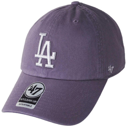 47 Brand | Los Angeles Dodgers MLB Clean Up Strapback Baseball Cap Dad Hat | 203042 | lead | IRIS