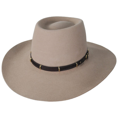 Akubra | The Boss Fur Felt Australian Western Hat | 131712 | lead | SAND