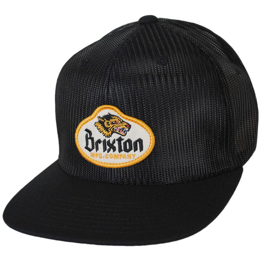 BRIXTON HATS | Canine Full Mesh MP Trucker Snapback Baseball Cap | 201832 | lead | BLACK/BLACK