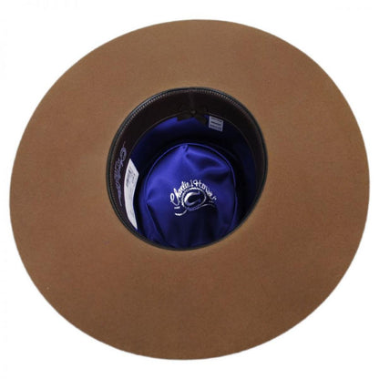 Charlie 1 Horse | High Desert Wool Felt Gambler Hat | 124992 | under | PECAN