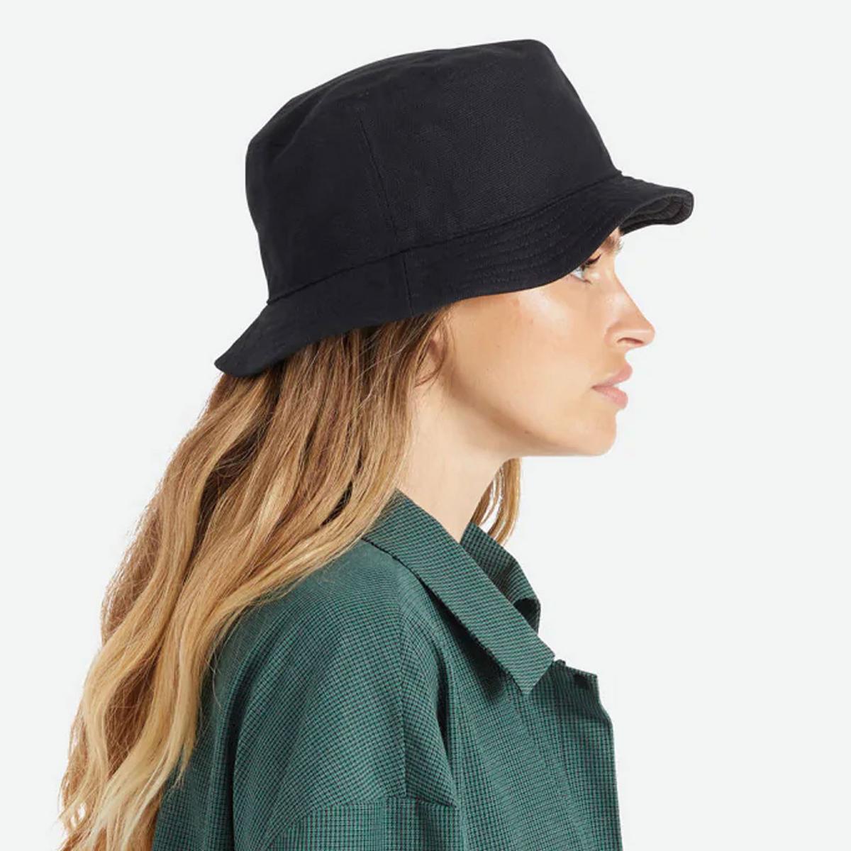 BRIXTON HATS | Abraham Reversible Bucket Hat | 185536 | lsfone | BLACK