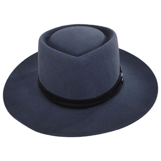 Bailey 1922 | Lang Elite Wool Felt Gambler Hat - Avion | 130393AVN | front | AVION