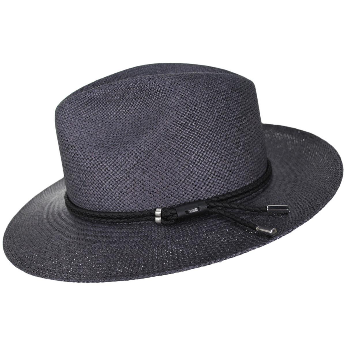 Bailey 1922 | Felton Panama Straw Fedora Hat | 127923 | profile | GRAPHITE