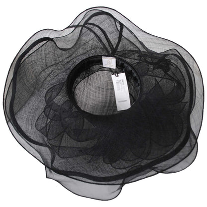 Something Special | Magnolia Sinamay Straw Swinger Hat | 121360 | under | BLACK
